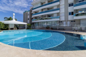 Apto com piscina 400m da Praia do Campeche RAP308